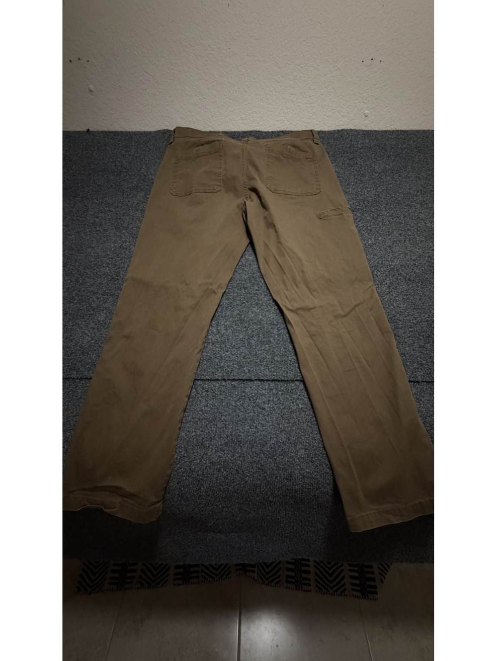 Weatherproof Men’s 36x30 Utility Work Pants Cedar Brown Stretch Carpenter